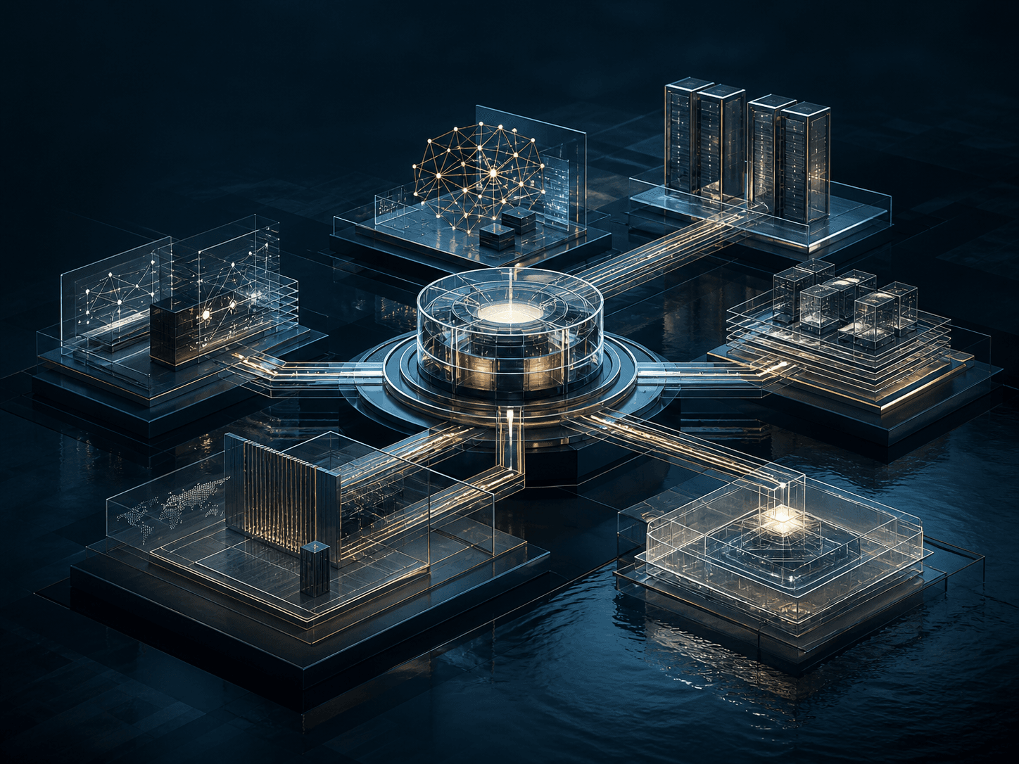 Technology capability connecting AI product engineering, production infrastructure, security, and ongoing operations
